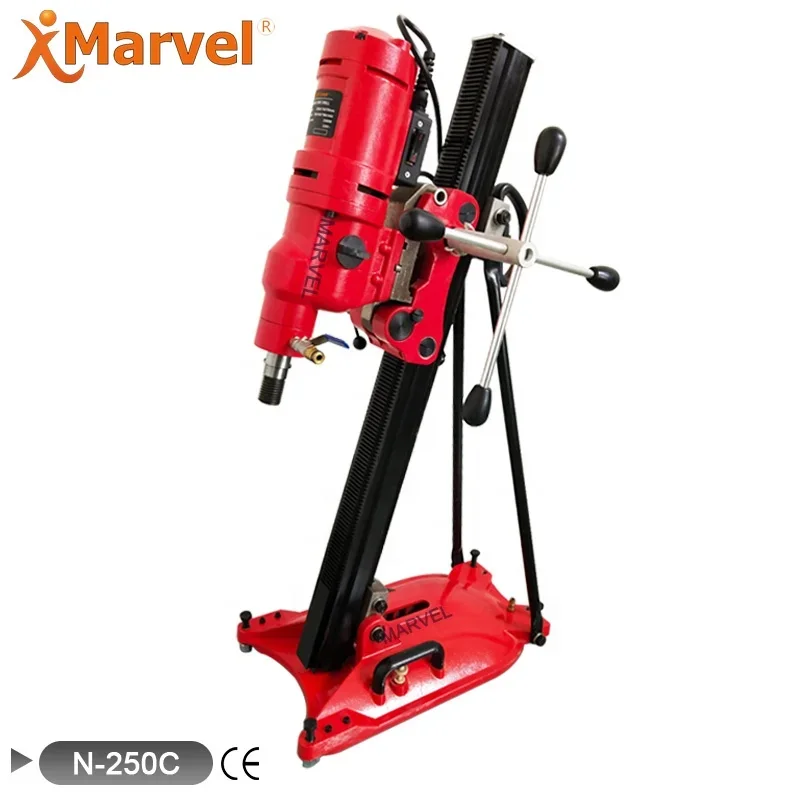 N-250C 250mm step-less speed regulation powerful motors concrete wall core drill machine