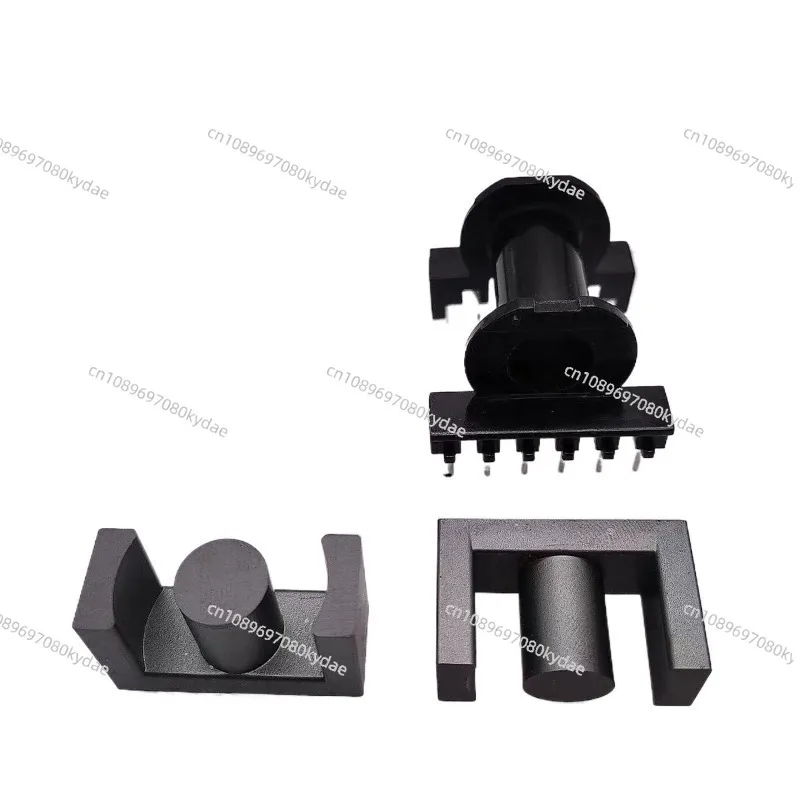 10sets/lot ETD34 Ferrite Core PC40 With Bakelite Skeleton Horizontal 7+7 Transformer Component