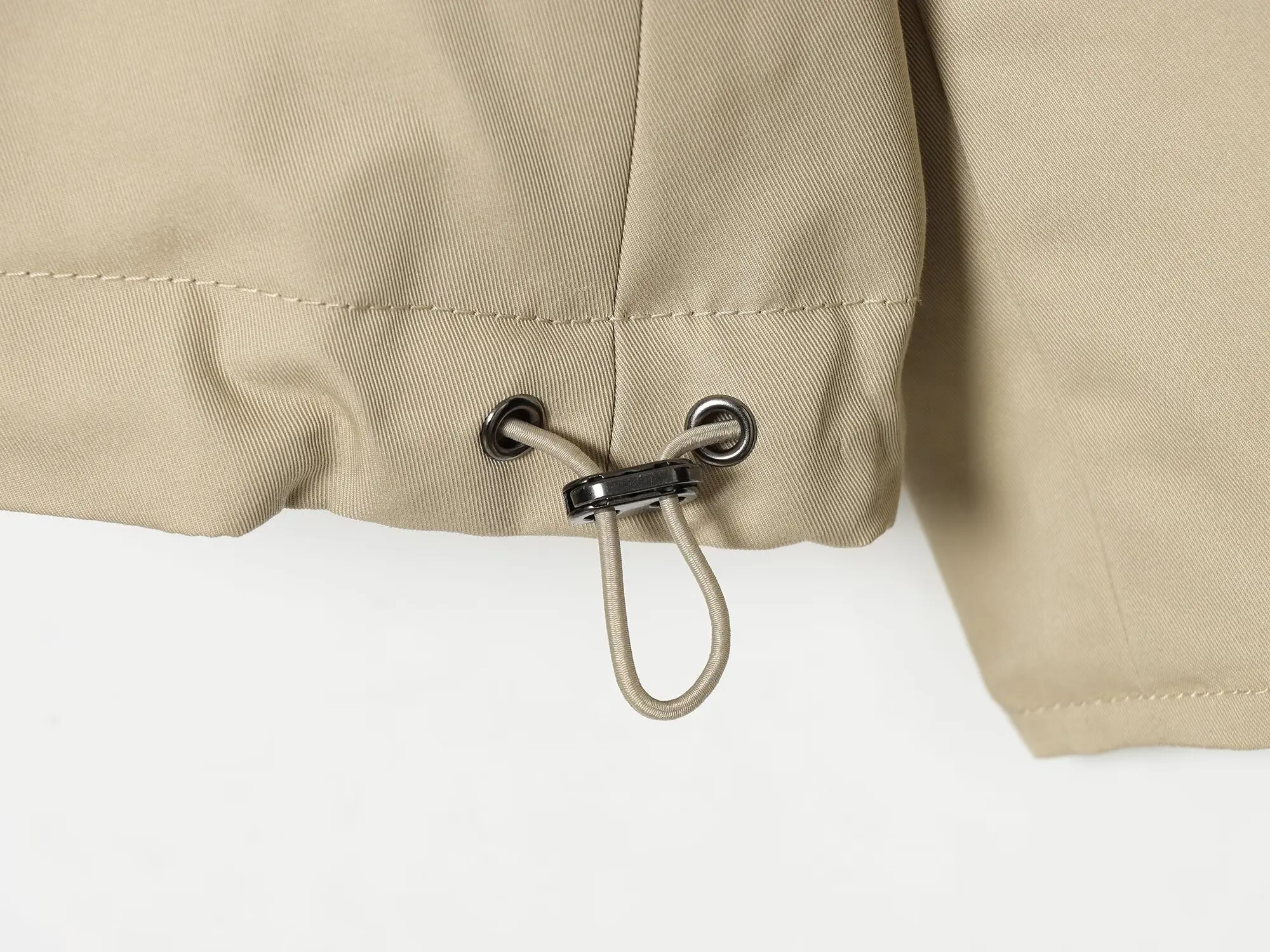 BSAY 2026 Herbst Damen Eleganter Wendewindbreaker mit Stehkragen, Langen Raglanärmeln und Seitentaschen, Alltägliche Oberbekleidung – Detail 14