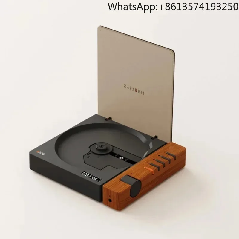 【Best-selling】Audiophile Portable CD Player Stylish High Quality Wireless Bluetooth HIFI Album Player Rechargeable Optical Outpu