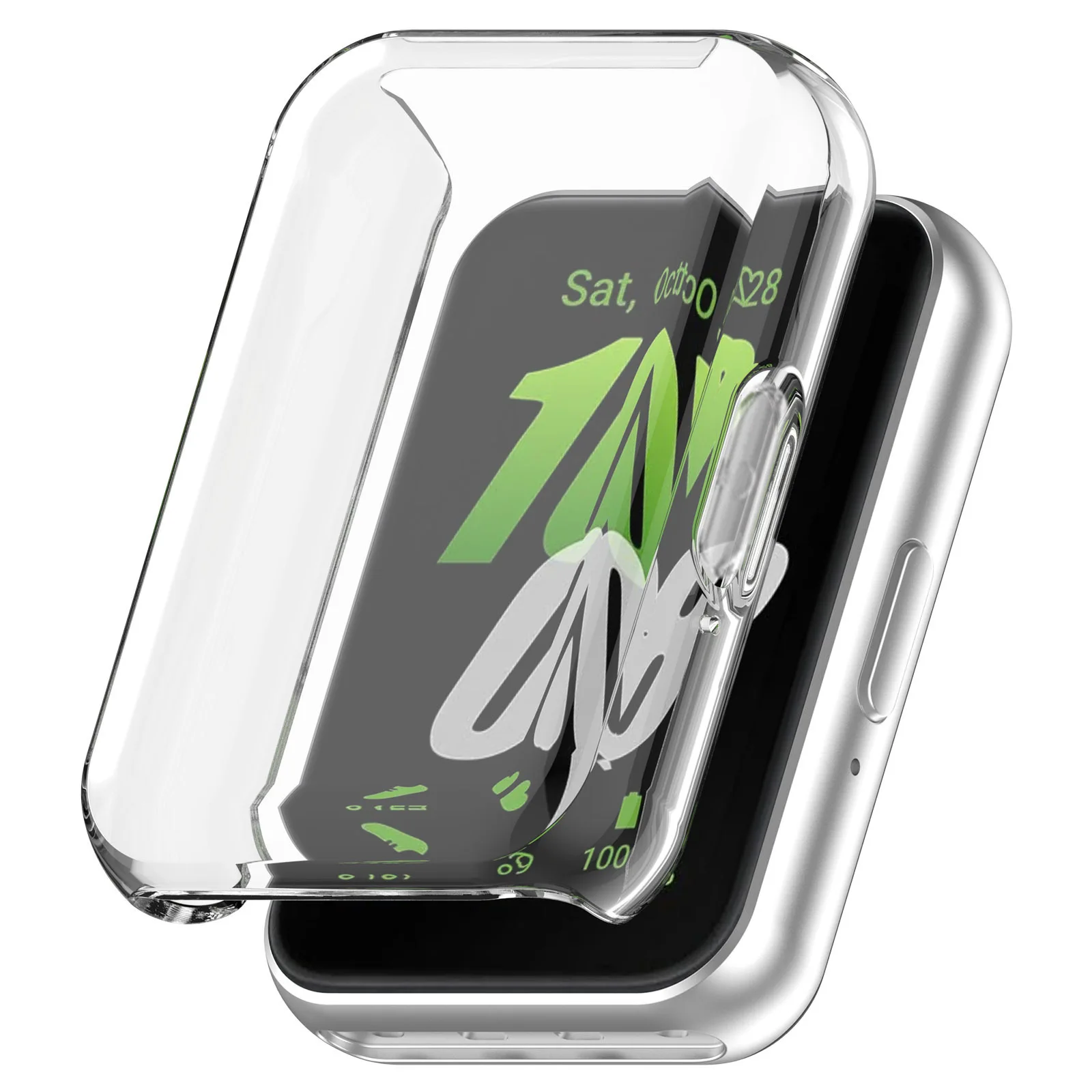 Schutzhülle mit voller Abdeckung für Samsung Galaxy Fit3 SM-R390 Soft-TPU-Beschichtung Smart Watch Protector