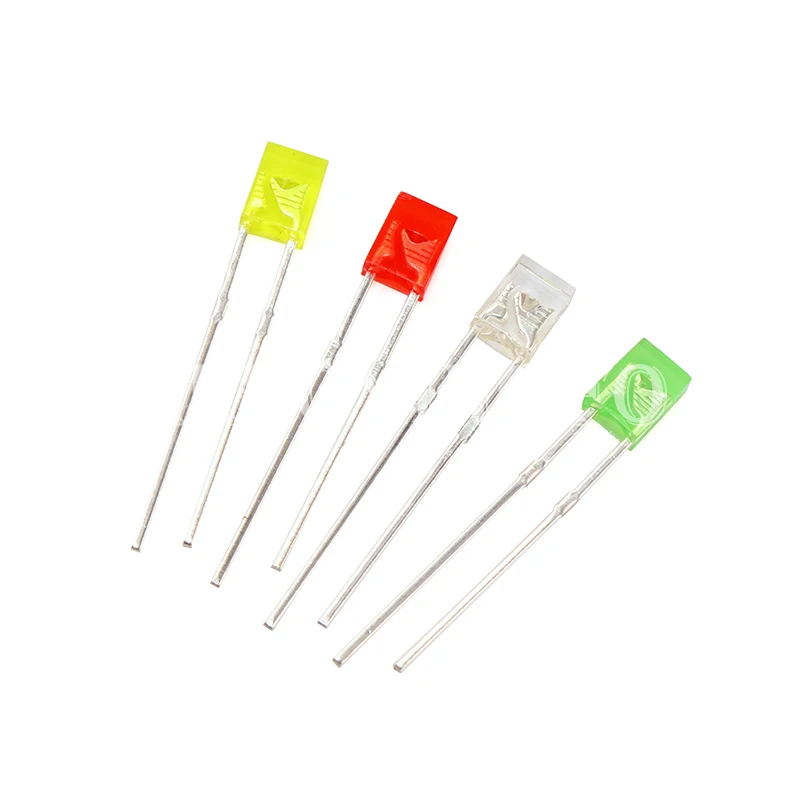 High Brightness 2*5*7/2*3*4 Square LED light-emitting diode lamp bulb 2x5x7/2x3x4 White Yellow Red Green Blue Electronic DIY Kit