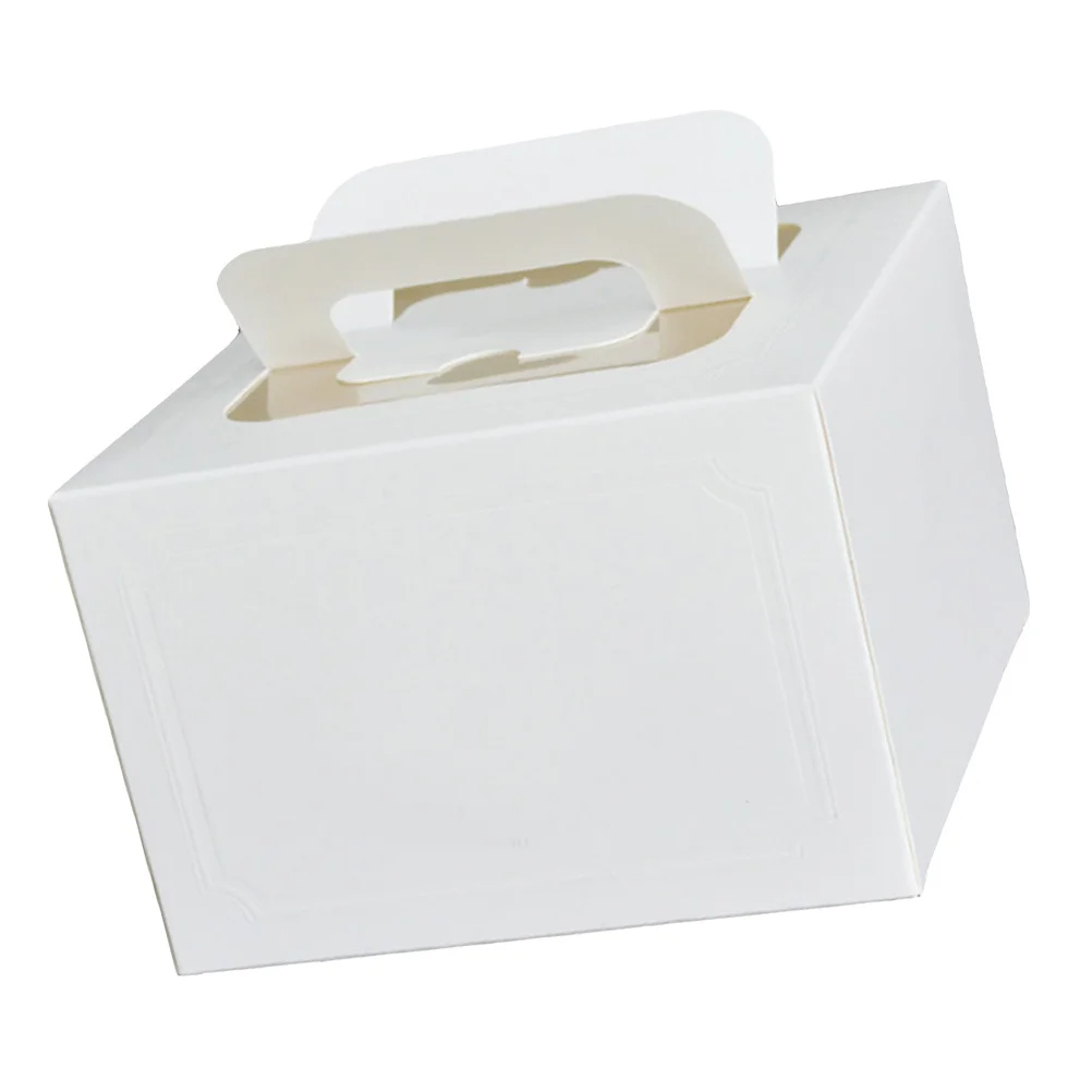 

10Pcs Cake Boxes Environmental Friendly Durable Dessert Boxes for Birthday Bridal Shower Cake Storage Cupcakes Container