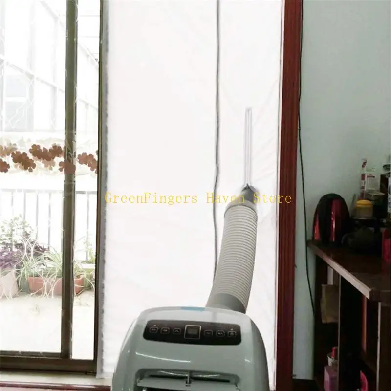 Sealing Cloth for Sliding Door of Mobile Conditioner Air Magnetic Screen Door Seal Auto-close Air Conditioning Baffle