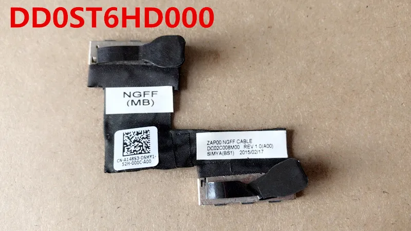 เหมาะสำหรับ DELL M13X ฮาร์ดดิสก์ NGFF อินเทอร์เฟซฮาร์ดดิสก์สาย A148S3 DC02C008M000