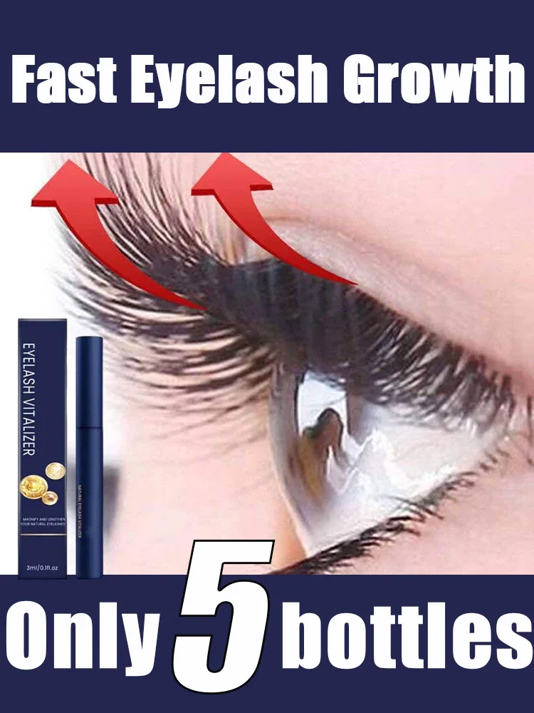 Fast Eyelash Growth Serum 7 Days Natural Eyelash Enhancer Longer Fuller Thicker Lashes Treatment Products Eye Care Makeup