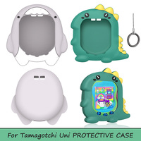 Silicone Case for Tamagotchi Uni Waterproof Protective Skin Sleeve Shell Anti-Scratch Shark Shape 2023 Virtual Pet Machine Cover
