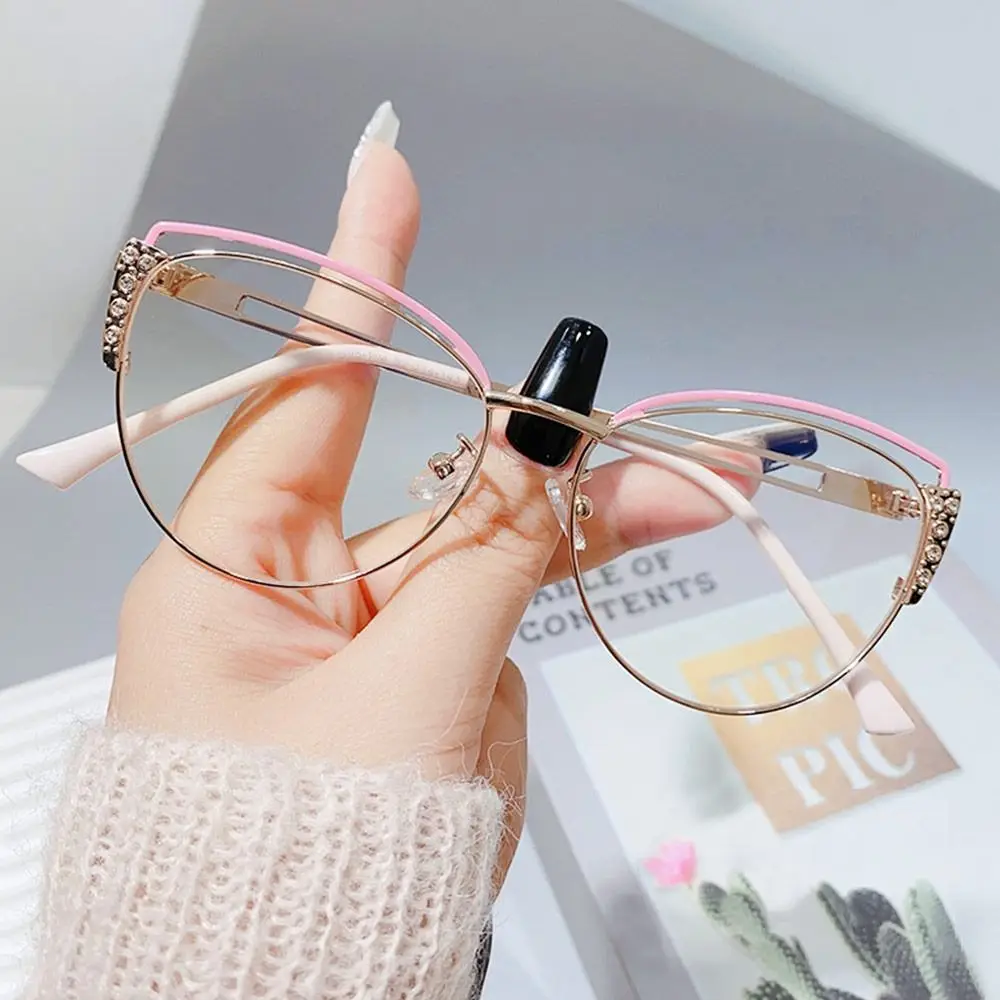 

Classic Blue Ray Blocking Anti-Blue Light Glasses Eye Protection Ultralight Computer Goggles Metal Square Eyeglasses Office