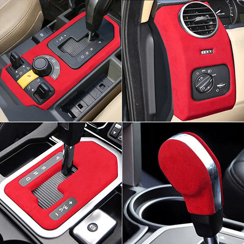 

Car Center Consoles Dashboard Panel Cover Frame Sticker Interior Auto Accessories for Land Rover Discovery 3 LR3 2005 2015 2016