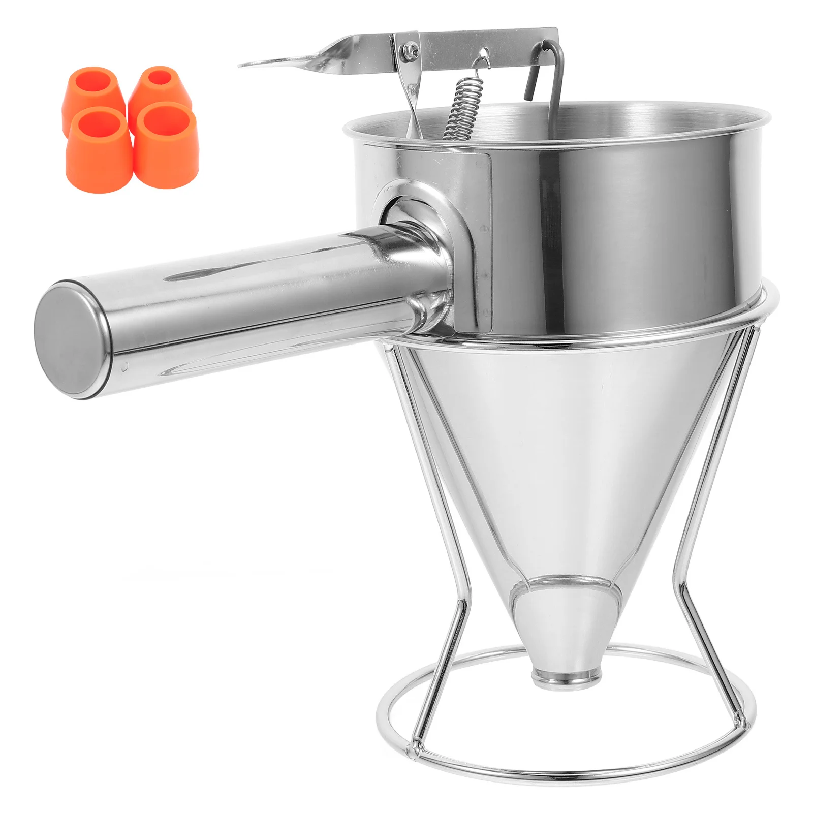 

1 Set Stainless Steel Funnel Kitchen Tool For Octopus Balls Pancake Batter Dispenser Syrup Cake Making Baking Supply Grease