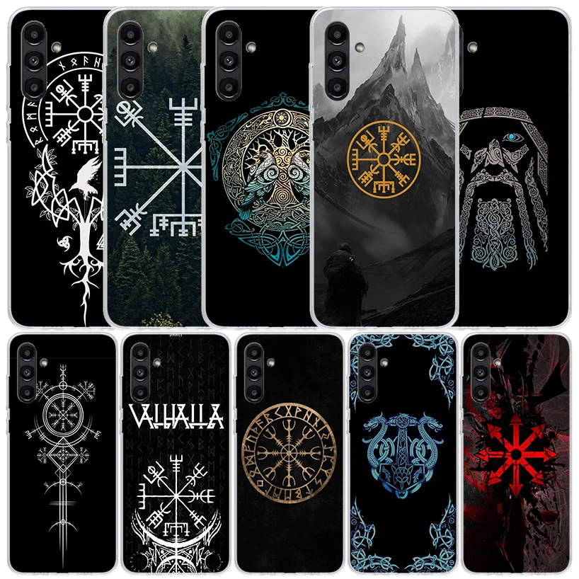 N-Nordic N-Norse Cover for Samsung Galaxy A17 A37 A57 A16 A26 A36 A56 A15 A14 A55 Phone Case A13 A53 A25 A35 A24 A34 A23 A33 Gal