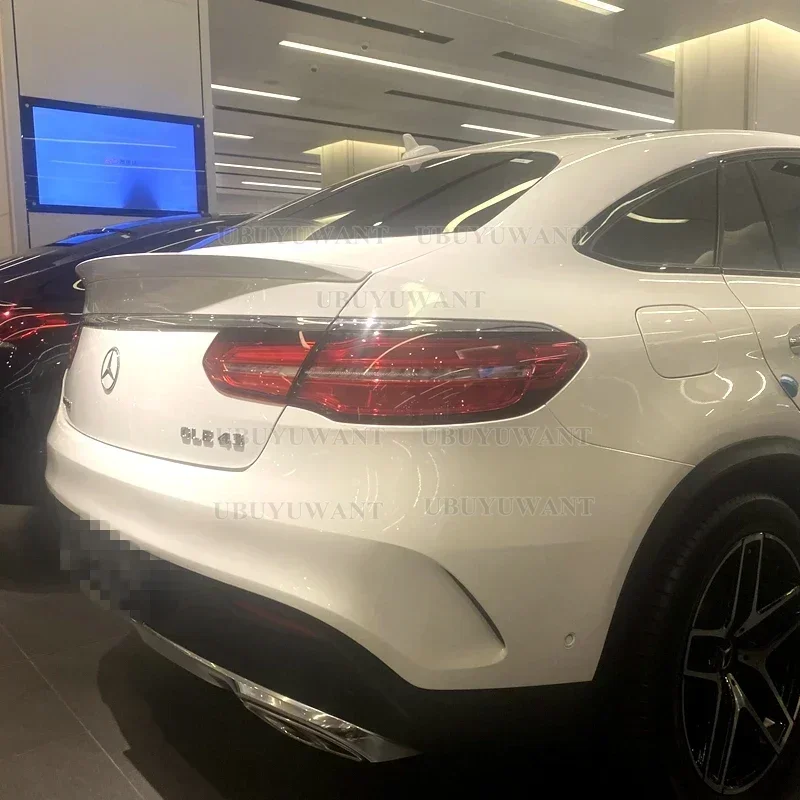 For gle coupe Spoiler Benz gle class trunk spoiler High Quality ABS Plastic Spoiler for gle coupe 2016 2017 2018