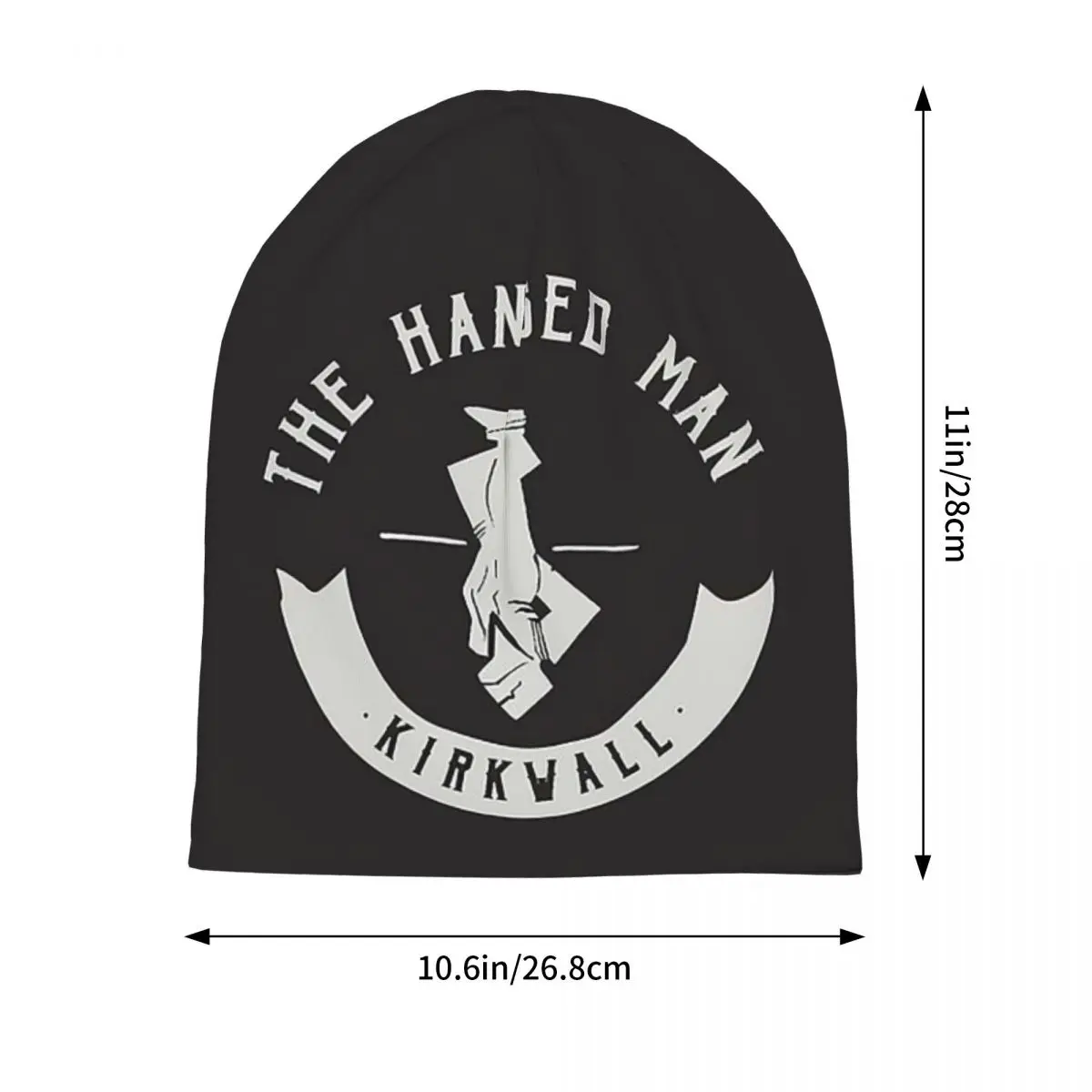 

The Hanged Man Pub Logo Dragon Age 2, белая бревенчатая теплая вязаная шапка, шапка, осенне-зимняя уличная шапка, шапки для мужчин и женщин