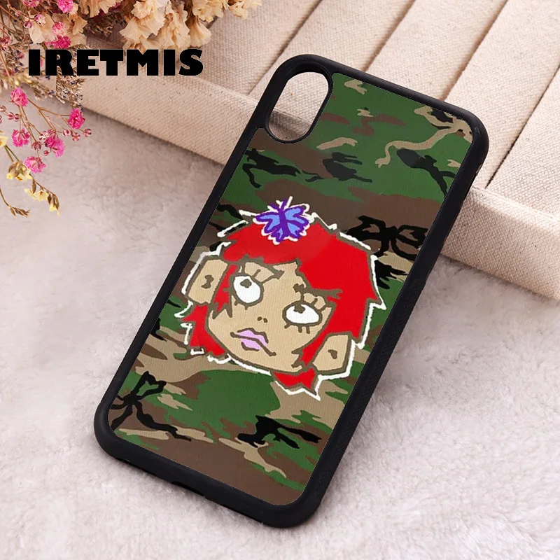 Чехол Iretmis для телефона iPhone 6, 6S, 7, 8 PLUS, X, XS, XR, 11, 12, 13, MINI, 14, 15 PRO MAX, силиконовый каучук