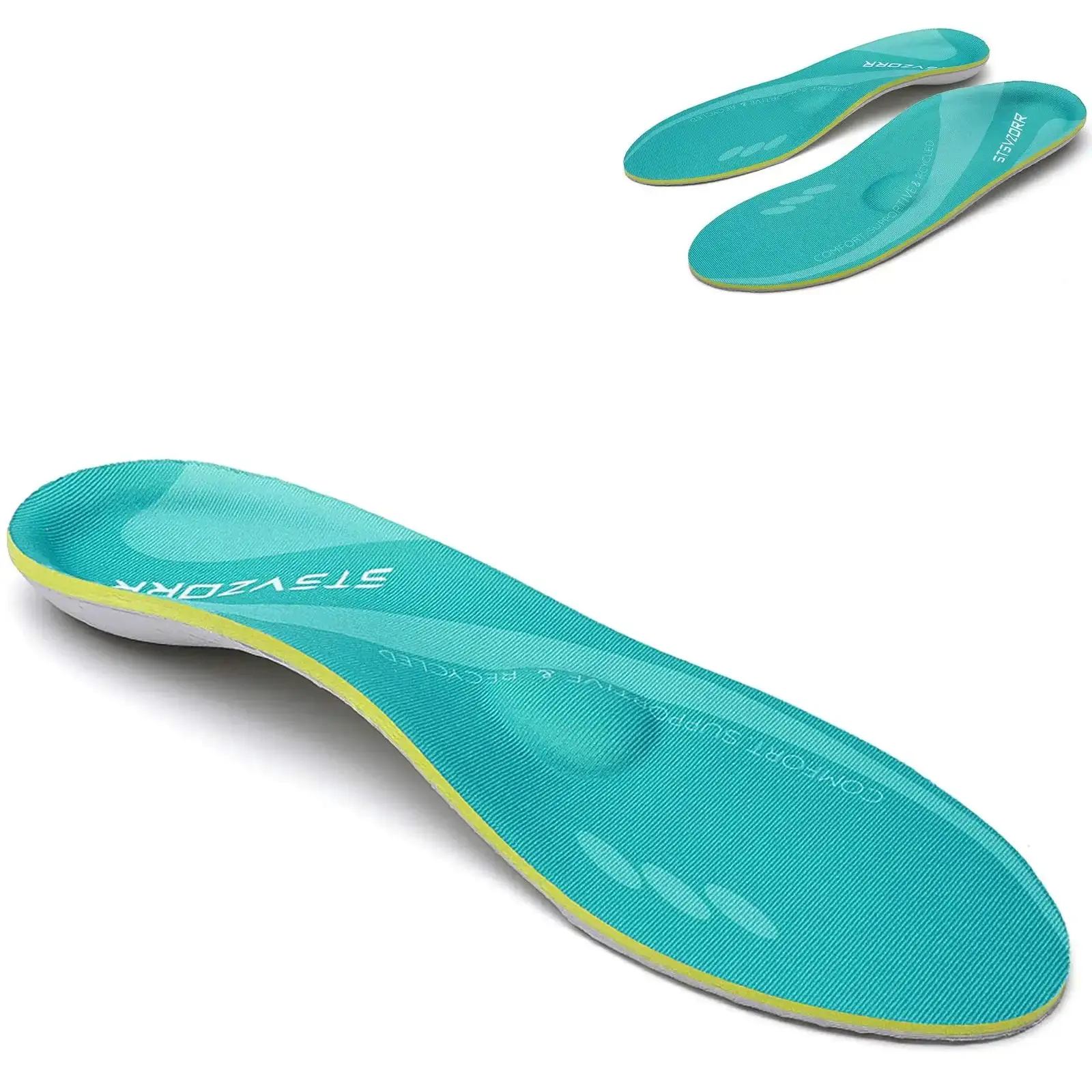 Orthopedic Insoles Arch Supports Orthotics Inserts Relieve Flat Feet High Foot Pain Plantar Fasciitis Heel Pads Spur Man Women