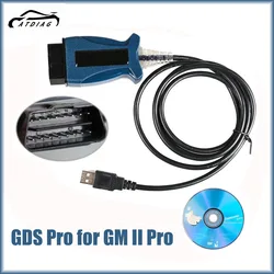 GDS Pro for GM II Pro Cable Reprogramming Interface USB OBDII Car Diagnostic Tool Suppport GDS2 Global Vehicle Diagnostics Tool