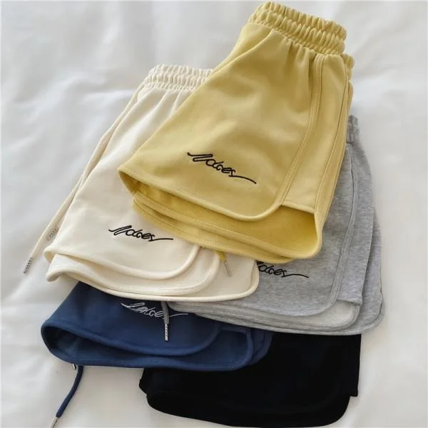 Pantaloni casual a vita alta per donna Pantaloni a gamba dritta a vita media in puro colore Comodo e traspirante Faion estivo