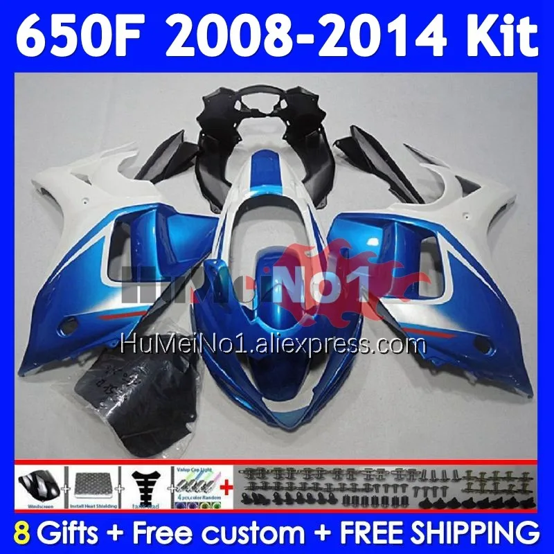 GSX650F For SUZUKI GSXF 650 GSX 650F 113No.4 GSXF650 08 09 10 Pearl blue 11 12 13 2008 2009 2010 2011 2012 2013 2014 Fairing