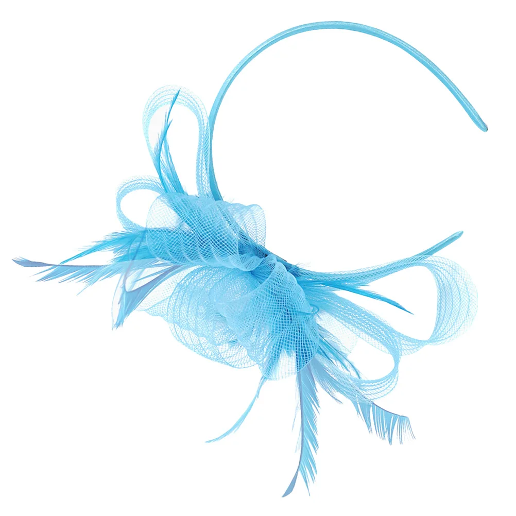 

Fascinators for Women with Veil and Plume Stylish Hair Clip Headband Design Perfect for Cocktail Party Formal Occasions
