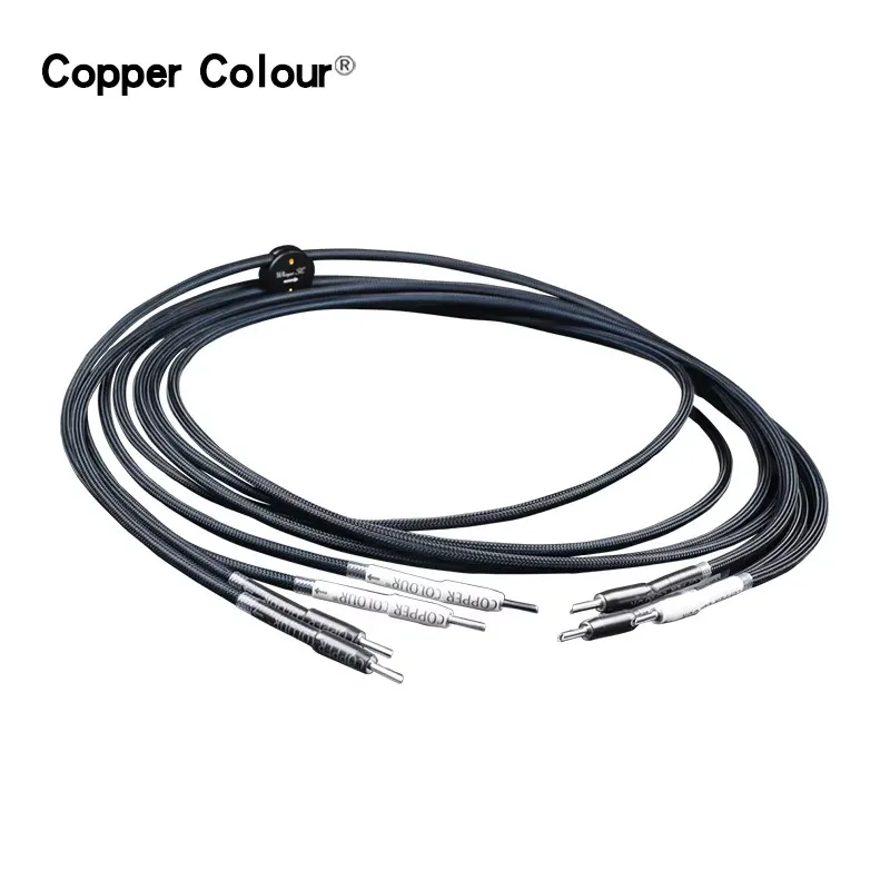 CopperColour CC Whisper SE loudspeaker cable Banana Plugs speaker cords a Pair Customizable length