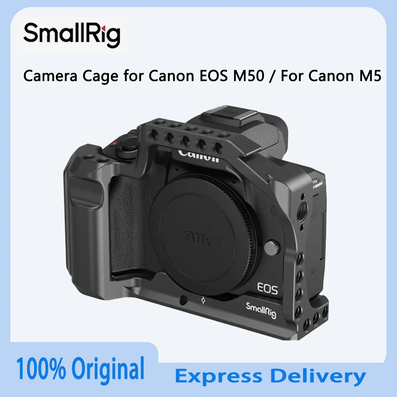 

Original SmallRig M50 Camera Cage For Canon EOS M50 / For Canon M5 Multiple Mounting Interfaces DSLR Cameras 2168