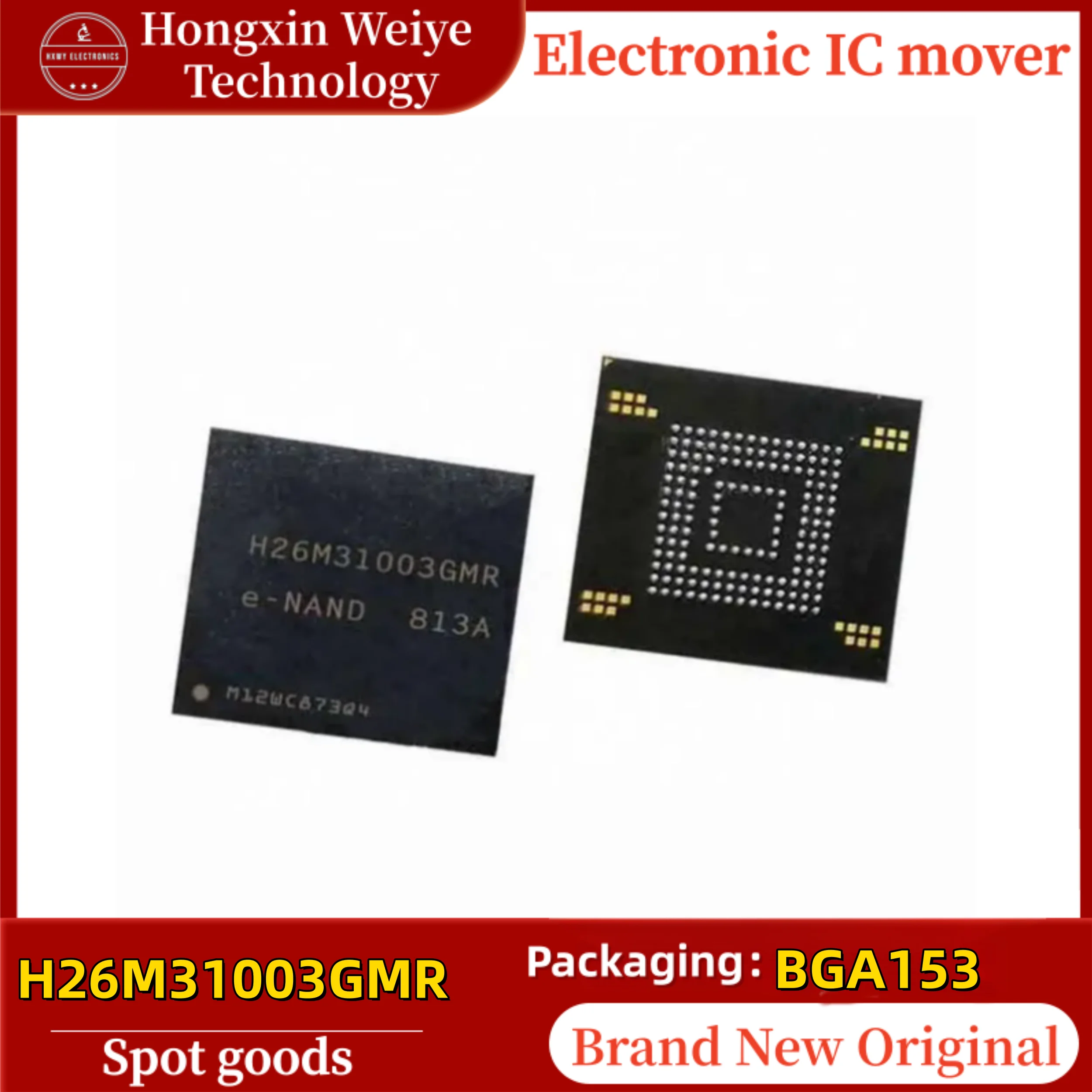 

2/20 PCS H26M31003GMR BGA153 31003 eMMC Storage IC Chip Integrated Circuit Brand New In Stock