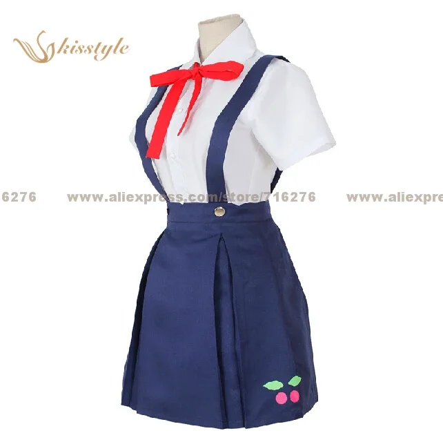 Kisstyle Fashion Bakemonogatari Monstory Monogatari Hachikuji Mayoi Summer Uniform Clothing Cosplay Costume,Customized Accepted