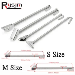 HD 2PCS Marine Hardware Boat Spring Hatch Support Springs 230mm 260mm Stainless Steel Top Mounting Bar for Boats Accesories