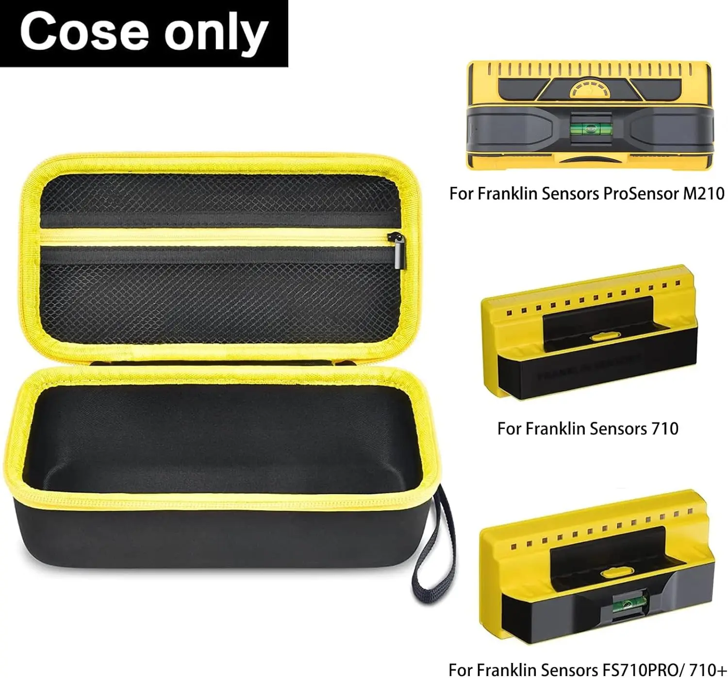 Case Compatible with Franklin Sensors ProSensor M210 710PRO 710 Professional Stud Finder. Carrying Travel Bag  with Mesh Pocket