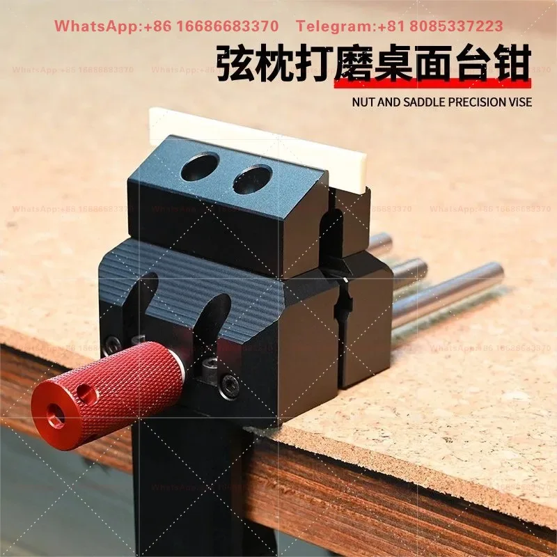 Bird Beak Clamp Acoustic/Electric Guitar Nut Saddle Repair Vise for Sanding & Luthier Making
