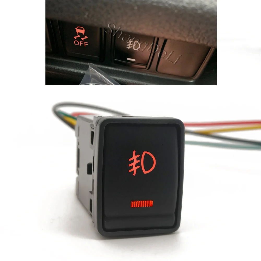 Luz antiniebla delantera de coche, botón de encendido y apagado con Cable para Nissan x-trail T32 2014 Qashqai J11 2015 Tiida NP300 Navara