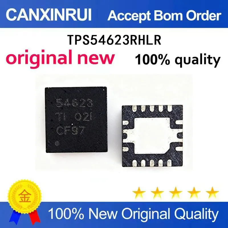 

(5-100 Pieces) Brand new original TPS54623RHLR 54623 QFN packaged switch regulator spot chip IC