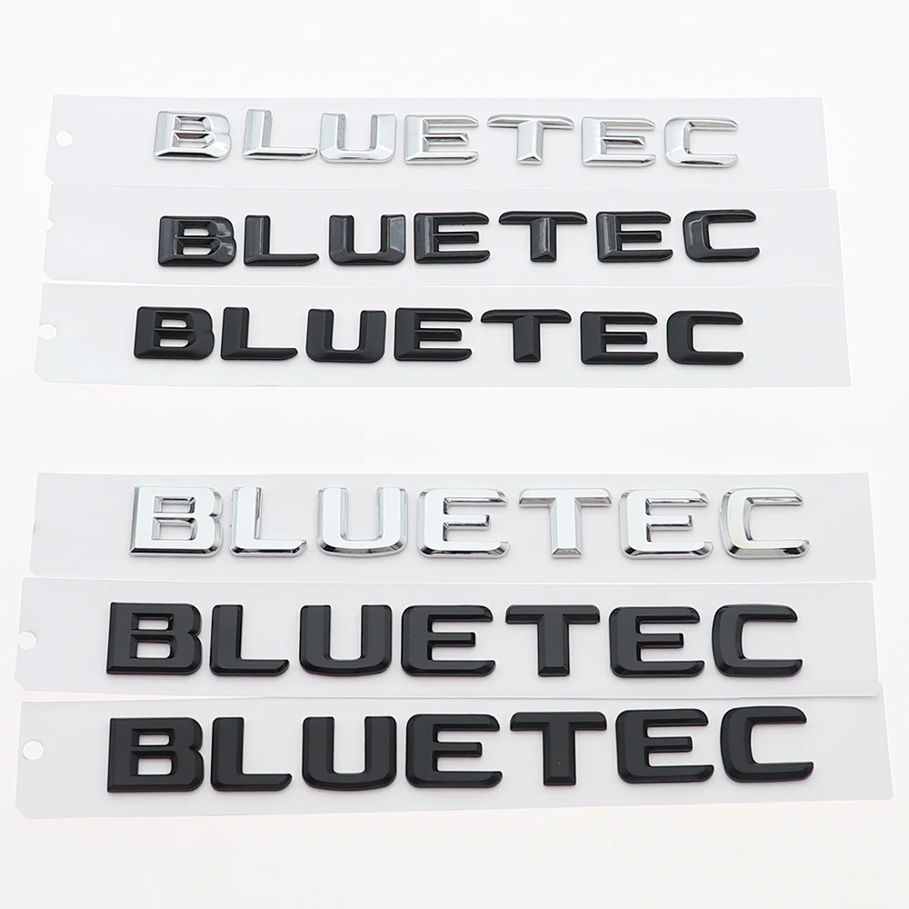 

1PC 3D ABS BLUETEC Car Letter Logo Sticker Tail Decoration Badge Auto Rear Trunk Emblem Decal Accessories BC