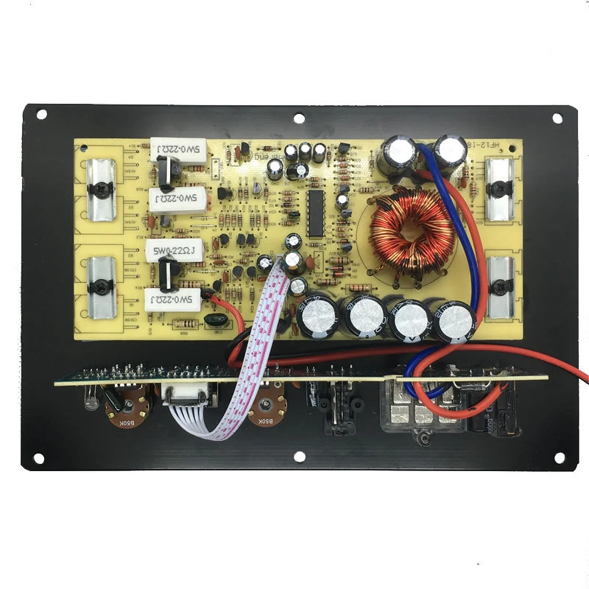 PA-80D 범용 앰프 보드 모노 자동차 오디오 파워 앰프, 강력한 베이스 서브우퍼 앰프, 12V, 1000W