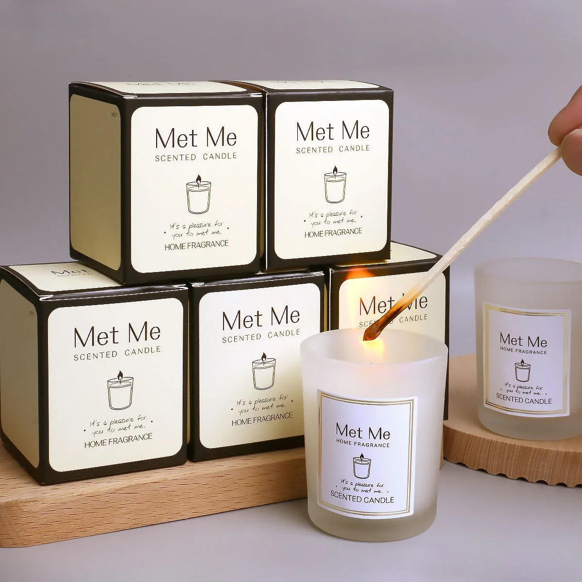 34 Kinds Scented Candles Smokeless Non-toxic and Harmless Pure Handmade Soy Wax Fragrance Gift with Hand Gift Lasting Fragrance