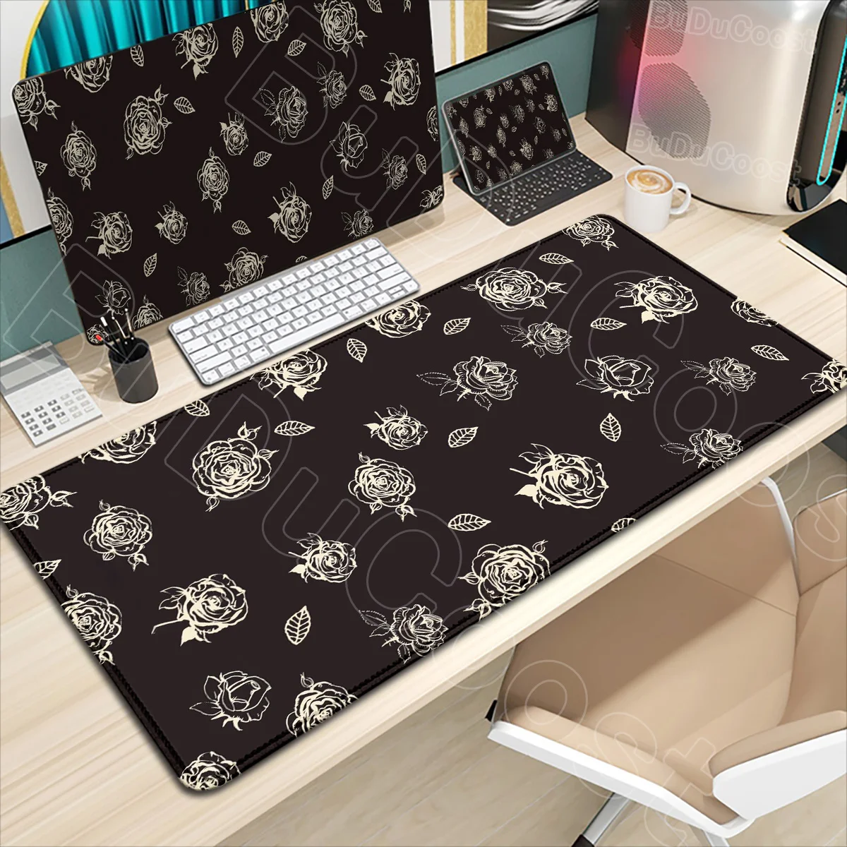 جديد رائجة البيع لوحة ماوس النبات الألعاب الزهور والنباتات HD ماوس الوسادة XXL Playmat عدم الانزلاق المطاط مكتب الحصير الألعاب طاولة كمبيوتر محمول حصيرة