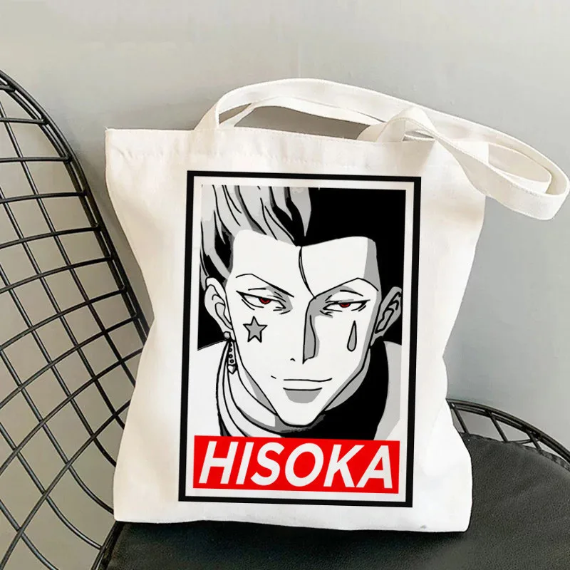 Hunter X Hunter Hxh Killua Hisoka Shopping Bag Bolsa Tote Recycle Bag Cotton Bag Woven Boodschappentas Grab