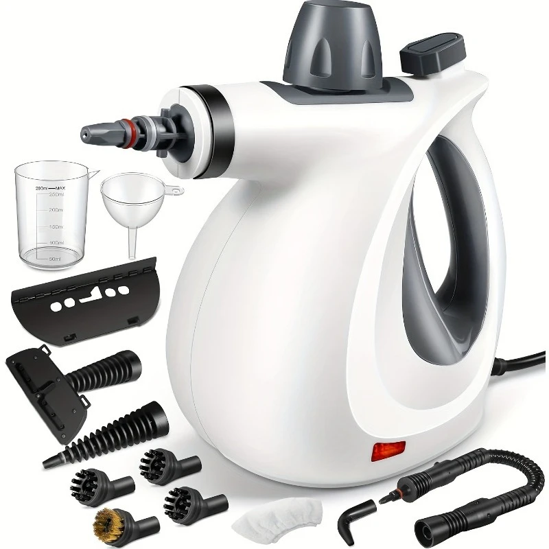

Powerful Handheld Steam Cleaner with 12 Accessories Home