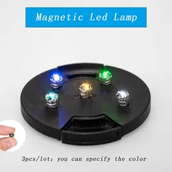 3pcs Mini Magnetic Led Lamp Toys DIY Model Making Model Wireless Light General Model Plus Light Ttransformation for Diorama