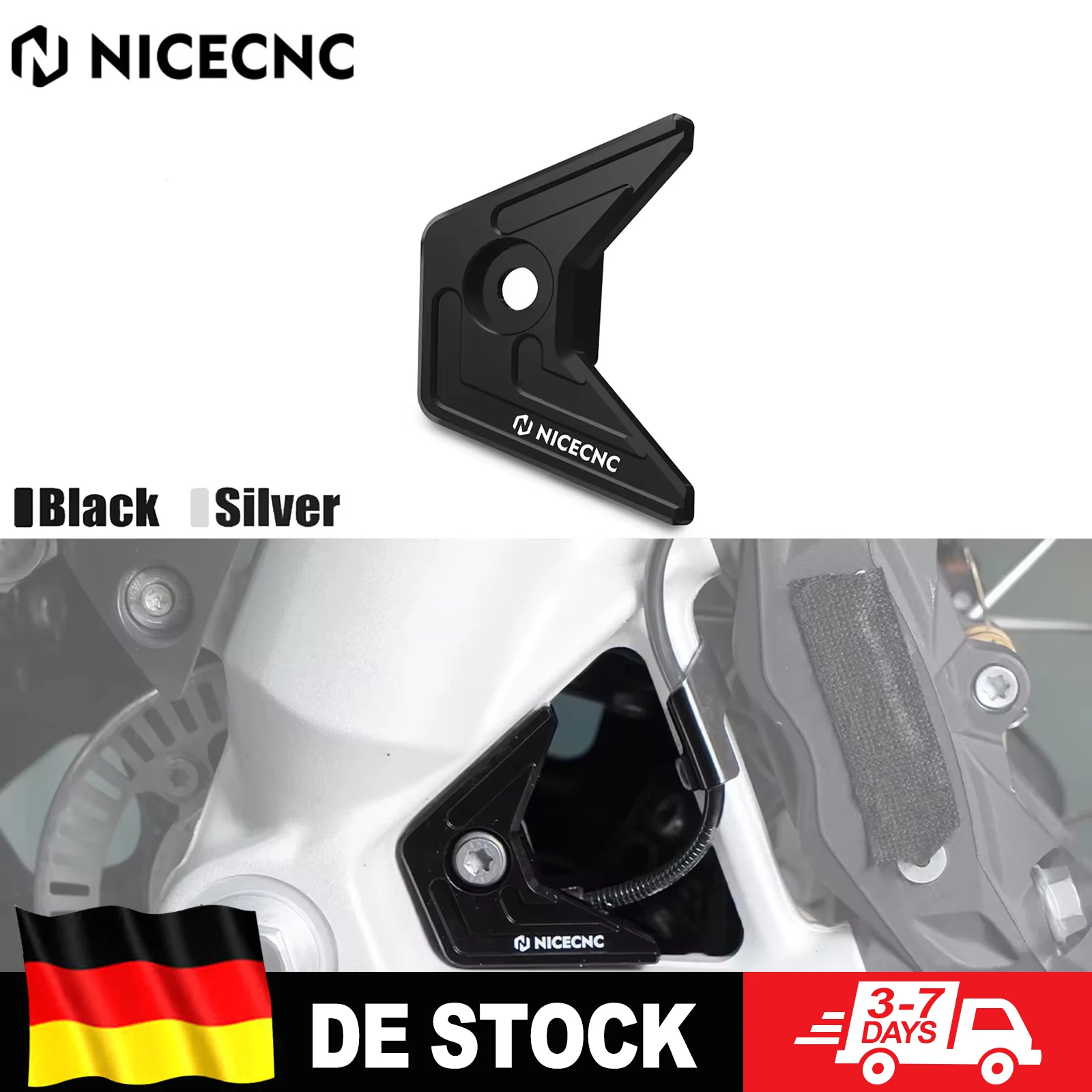 Für BMW R1250GS R1200GS GSA Vorderer ABS-Sensor-Schutz R 1250 GS R1250GS Adventure 2019-2024 R 1200 GS R1200GS Adventure 2013-2018
