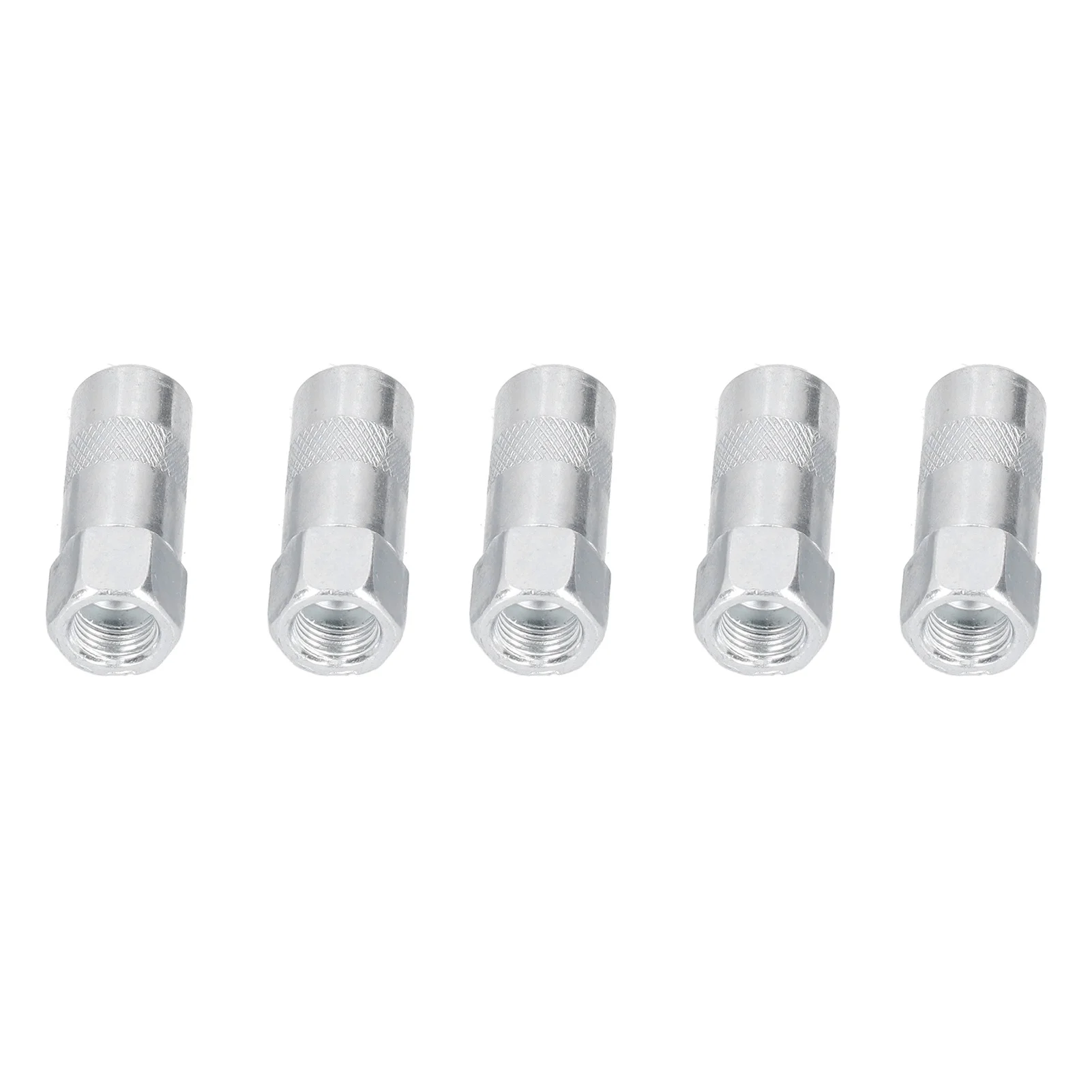5Pcs Grease Gun Coupler Tightly Bite Durable WearResistant Grease Gun Flat Nozzle for Equipment Maintenance