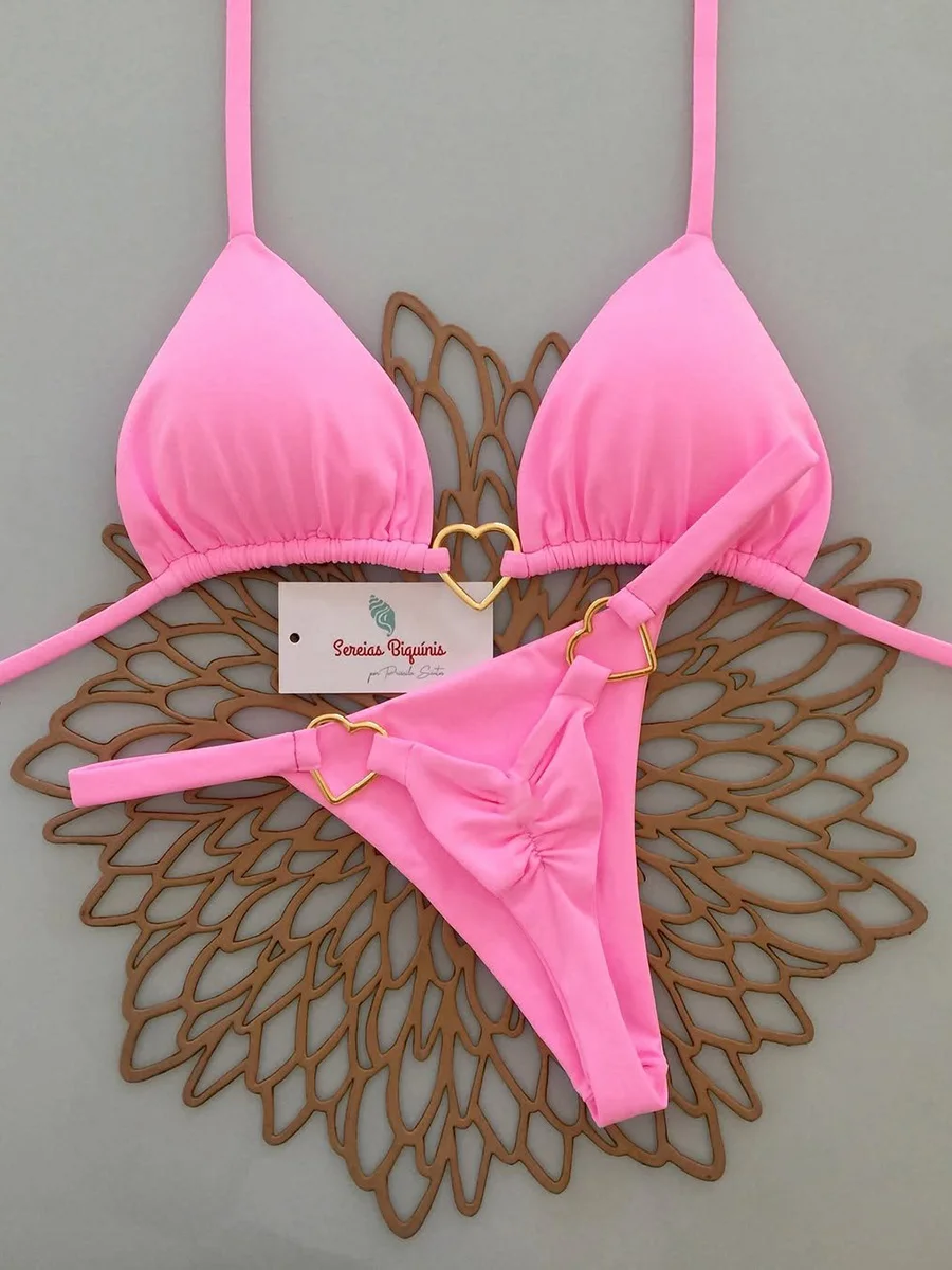 

Микро-бикини 2026: Сексуальный купальник пуш-ап для женщин, бразильский комплект бикини, однотонный купальник-бикини, летняя пляжная одежда