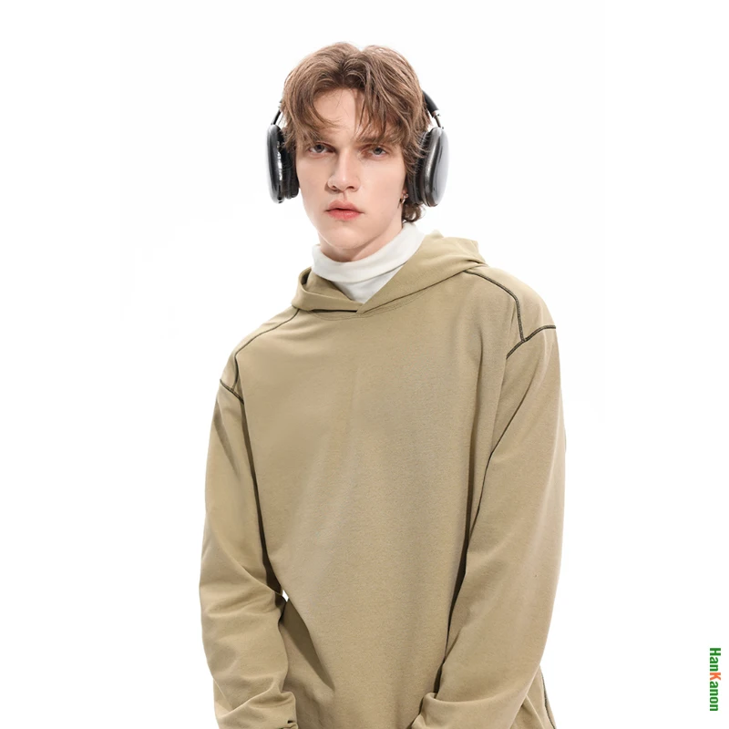 

Quick - Dry Tech Hoodie: Stay Fresh All Day Solid Color Loose Casual Lightweight Hooded Sweatshirt Unisex