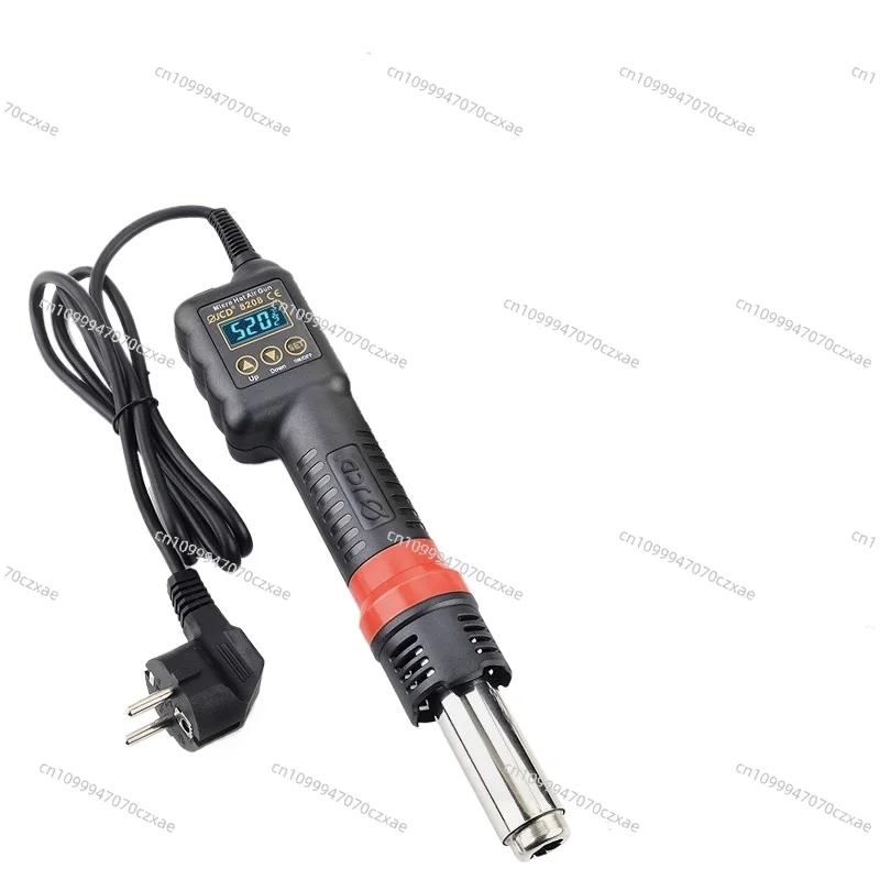 

Miniature 8208 Hot Air Gun, Dismantling Solder Table 750W Solder Repair Portable Air Gun Digital Display BGA Welding Tool
