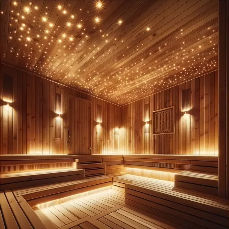 RGBW IP65 Waterproof PMMA Fiber Optic Star Light For Sauna Sensory Room SPA Star Ceiling Decoration