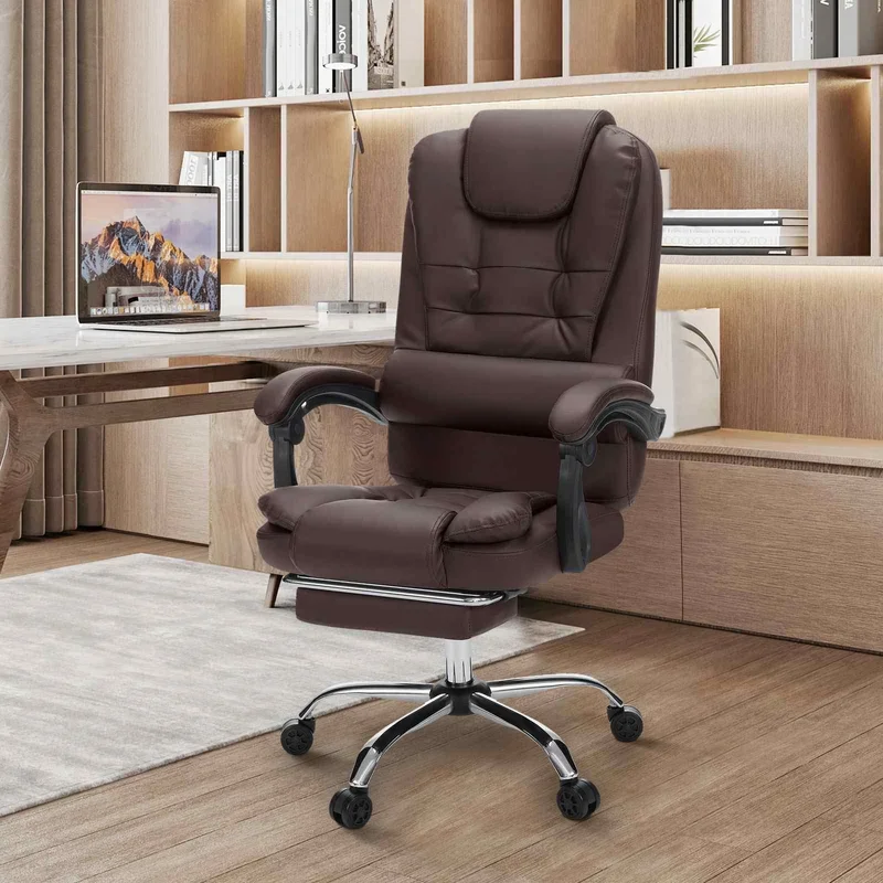 Executive office chair Ergonomic High Back Cushion Lumbar Back Support Computer Chairs with Footrest