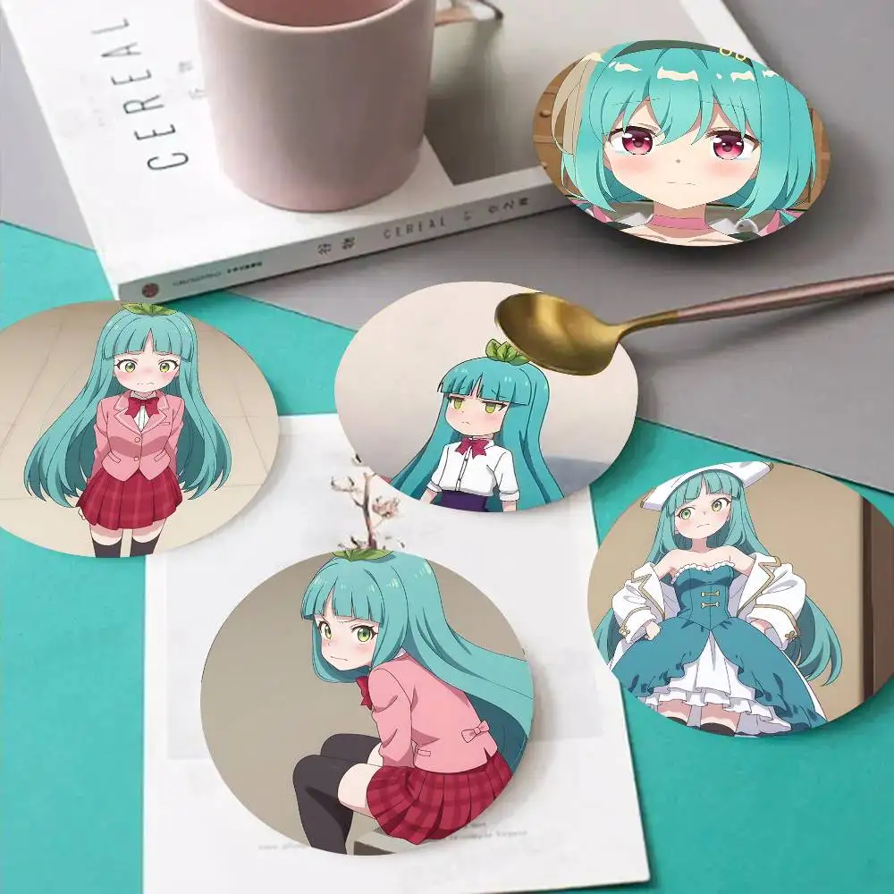 1pc Sandra Anime Characters Wooden Coaster Colour Printing Cup Mat Home Desk Decoration Gifts