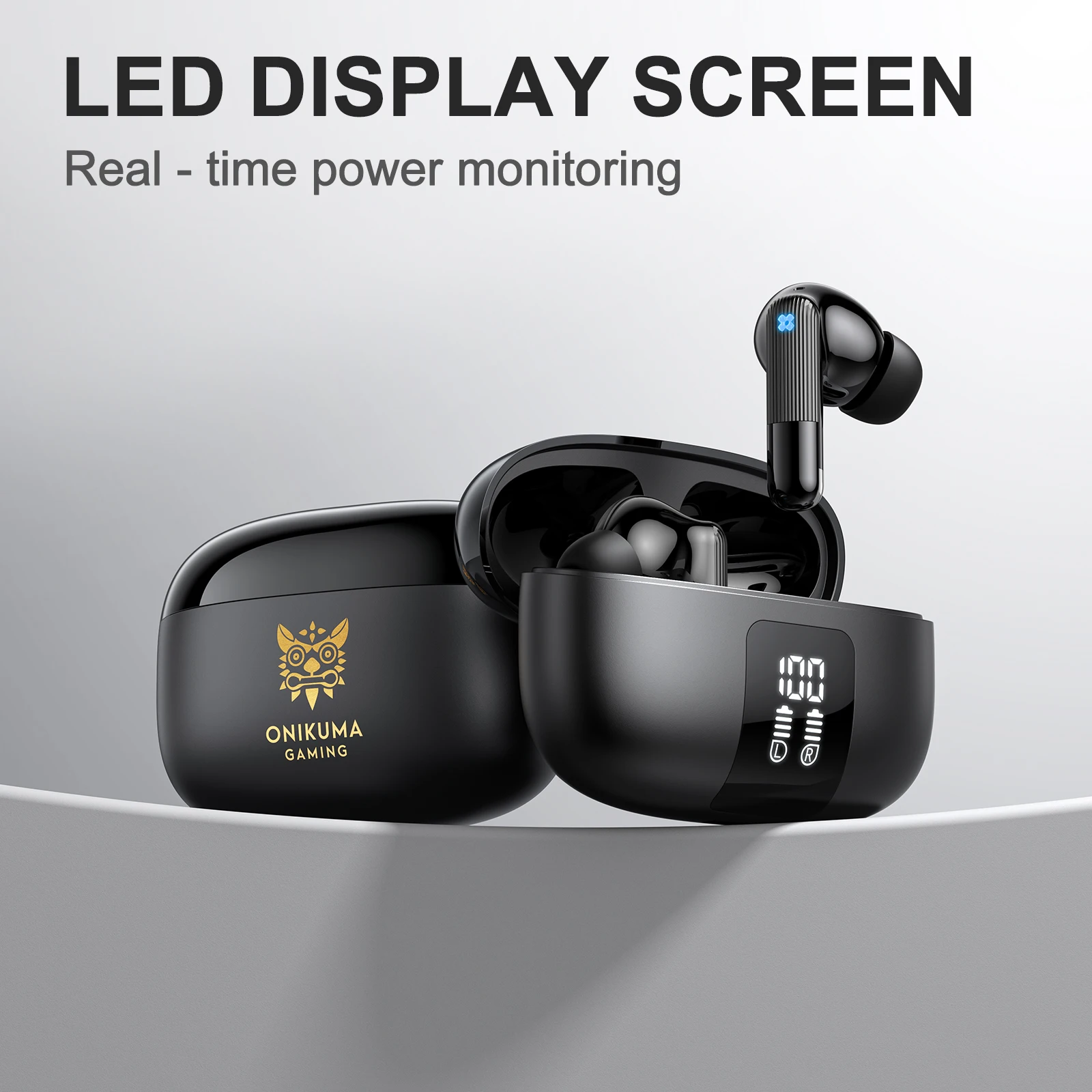 ONIKUMA 2025 سماعات ألعاب TX612 جديدة مزدوجة الوضع رائعة RGB مع جودة صوت مكالمات عالية الوضوح وكمون منخفض للألعاب #5