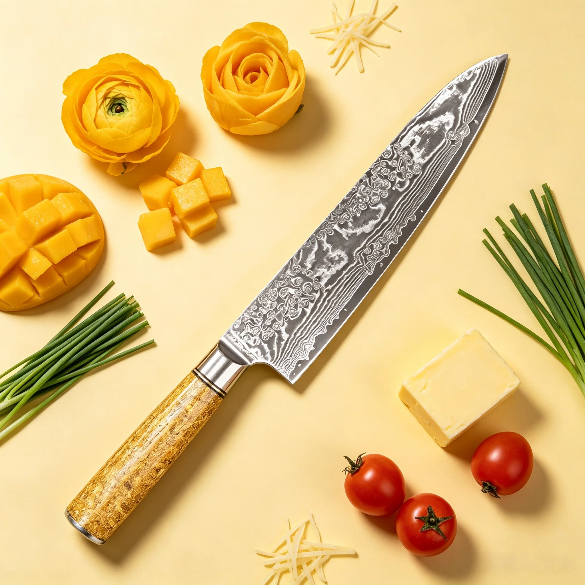 Pisau Dapur Jepang Damascus St - Home Cooking Steak ulasan dan harga