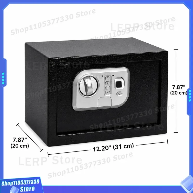 Smart Password Lock Safe Box for Home Office Bedroom Bedside Drawer Security Storage Hotel Small Safe with Digital Keypad